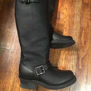 Frye Tall Engineer Boots EUC